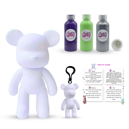 Complete Acrylic Paint DIY Set (23 cm) Bear β Shimmer and Shine