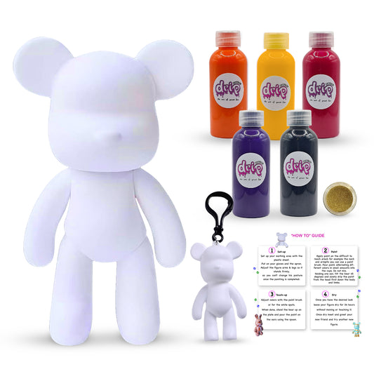 Complete Acrylic Paint DIY Set (33 cm) Bear β Sunrise Dunes