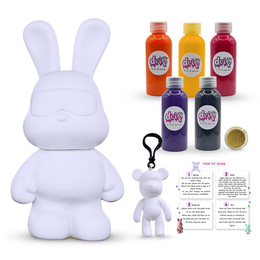 Complete Acrylic Paint DIY Set (33 cm) Cool Bunny β Sunrise Dunes
