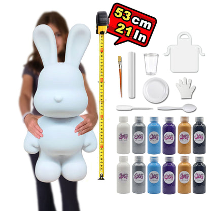 Complete Acrylic Paint DIY Set  XXL  (53 cm) Cool Bear - Magic Whirl