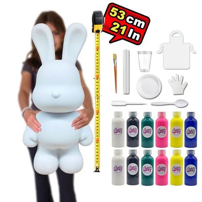 Complete Acrylic Paint DIY Set  XXL (53 cm) Cool Bunny - Twinkle Tim