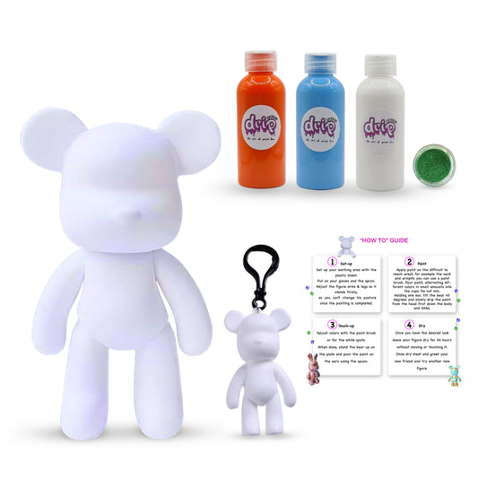 Complete Acrylic Paint DIY Set (23 cm) Bear – Sky Citrus