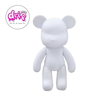 DIY BEAR Piggy Bank Figurine - Violent BearBrick PVC White Blank Mold Ornament