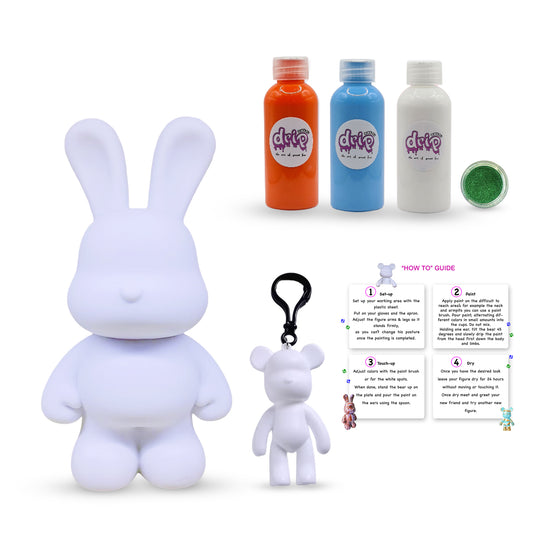Complete Acrylic Paint DIY Set (23 cm) Bunny – Sky Citrus
