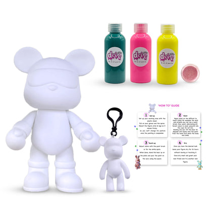 Complete Acrylic Paint DIY Set (23 cm) Cool Bear – Shimmer and Shine