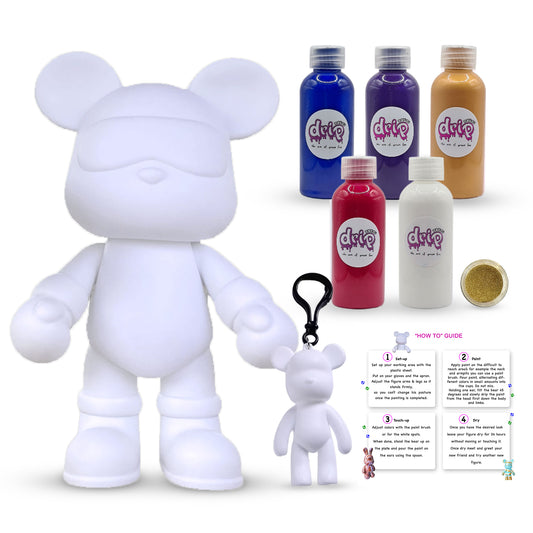 Complete Acrylic Paint DIY Set (33 cm) Cool Bear – Crown Jewel