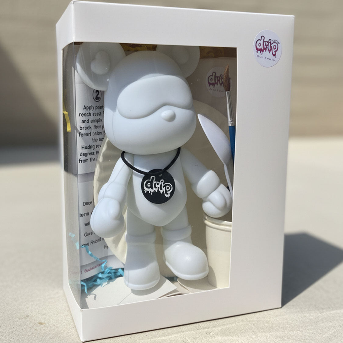 Complete Acrylic Paint DIY Set (23 cm) Cool Bear – Candy Cloud