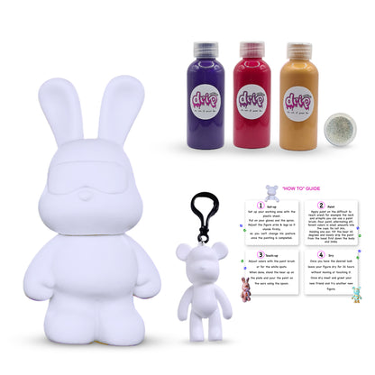 Complete Acrylic Paint DIY Set (23 cm) Cool Bunny – Royal Velvet