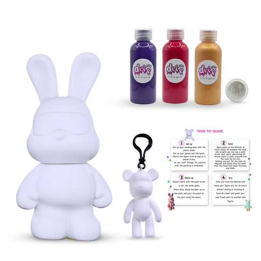 Complete Acrylic Paint DIY Set (23 cm) Cool Bunny – Royal Velvet