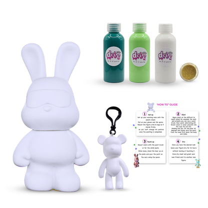 Complete Acrylic Paint DIY Set (23 cm) Cool Bunny – Royal Velvet