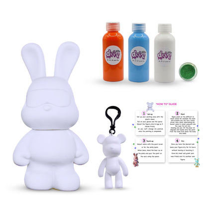 Complete Acrylic Paint DIY Set (23 cm) Cool Bunny – Royal Velvet