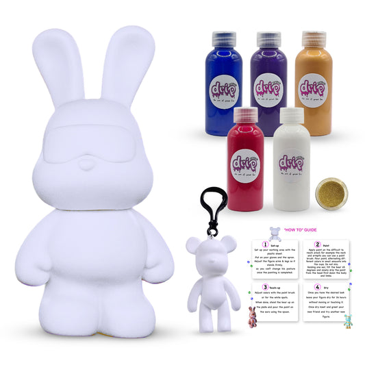 Complete Acrylic Paint DIY Set (33 cm) Cool Bunny – Crown Jewel