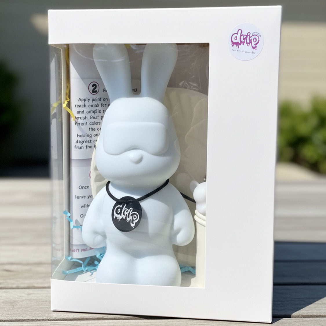 Complete Acrylic Paint DIY Set (23 cm) Cool Bunny – Starlight Sky