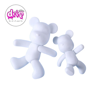 DIY BEAR Figurine - PVC White Blank Mold Ornament
